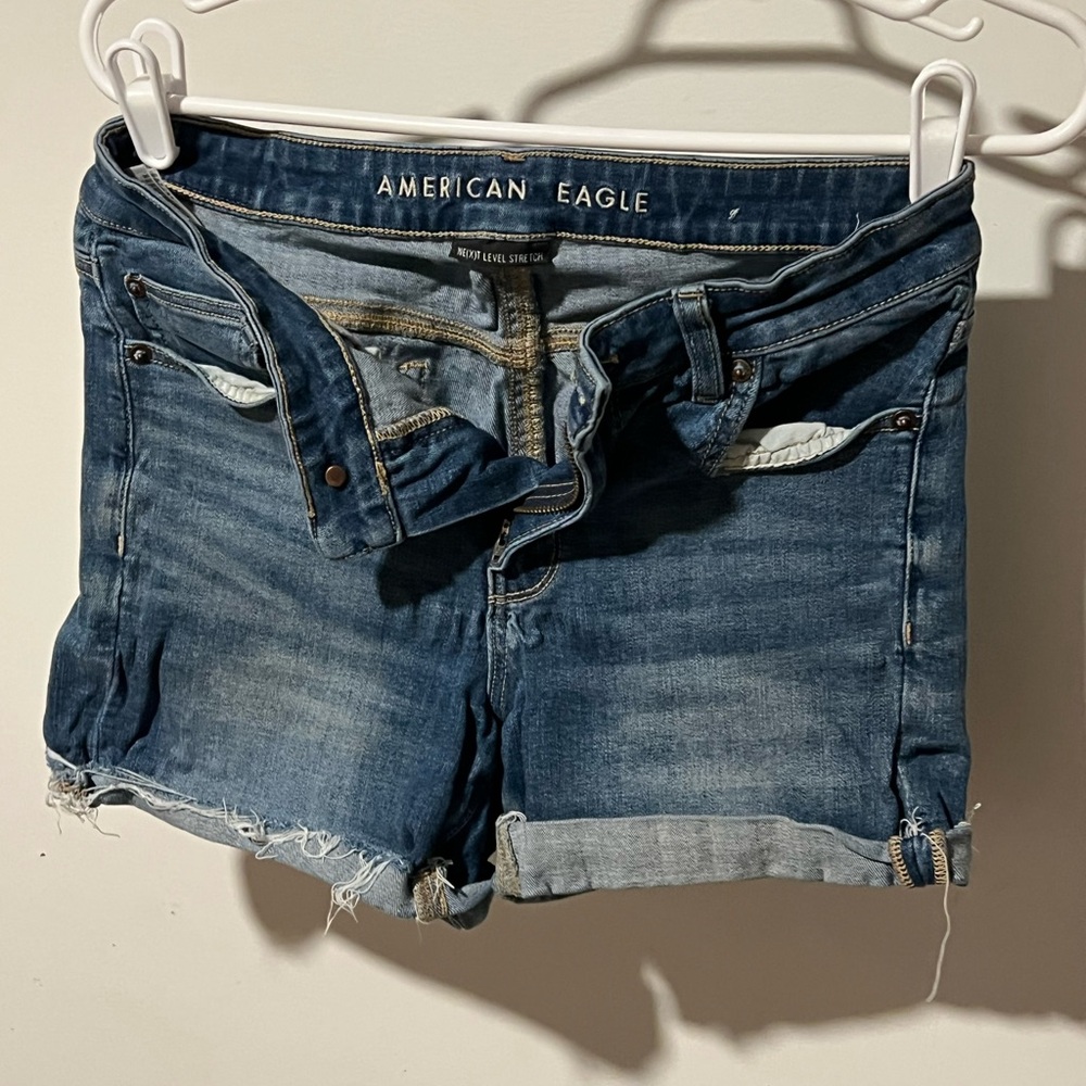 American Eagle Outfitters Women's Classic Blue Jean Shorts